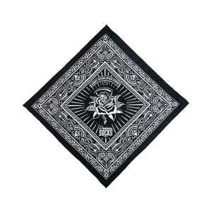 American Socks - AS BANDANA - BLACK/WHITE