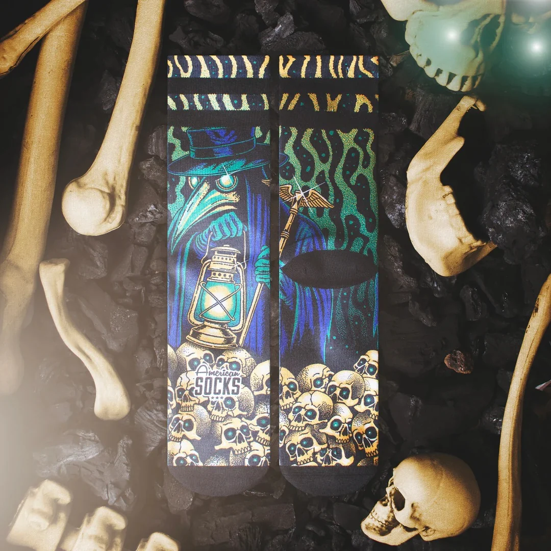 AMERICAN SOCKS - Signature Socks Black Plague - immagine 2